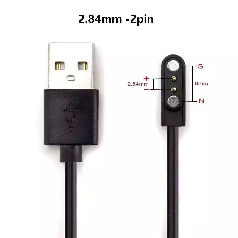 Magnetic Fast สายชาร์จ 2.84 มม.4.0 มม.7.62 มม.(2 P 4 P) Spacing สําหรับสมาร์ทนาฬิกานาฬิกาข้อมือคั้นน้ําผลไม้ USB Power Charger
