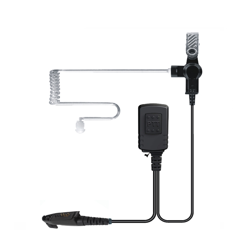 กันน้ํา IP54 Acoustic Tube ชุดหูฟัง MIC สําหรับ Motorola GP328PLUS ,GP338PLUS ,GP344,GP388 วิทยุ