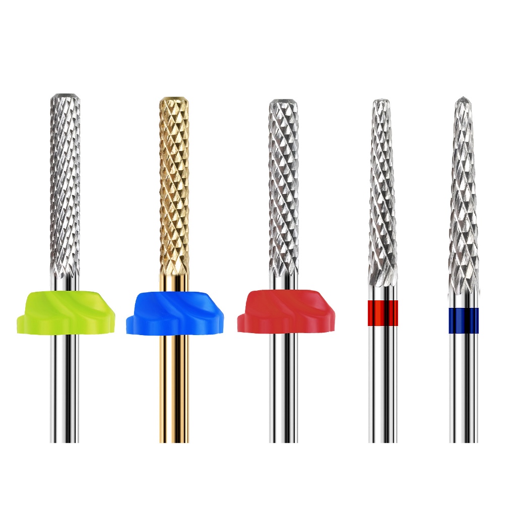 1 ชิ้น Cuticle เล็บเจาะบิต 3/32 "โรตารี่ Burr Milling เครื่องตัดสําหรับเล็บอุปกรณ์เสริมเครื่องมือ