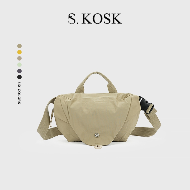 SDALY KOSK-Sports Commuter Outdoor Simple All-Match แบบพกพา Cross-Body กระเป๋าสะพายไหล่