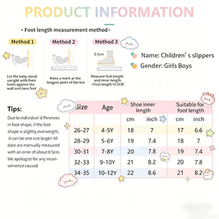 [กรุงเทพฯ จัดส่ง]รองเท้าแตะโคล็ก EVA สำหรับเด็ก 4-10 ปี สวมใส่ง่าย สไตล์ลำลอง เหมาะกับใช้กลางแจ้ง มีหลายสีให้เลือก