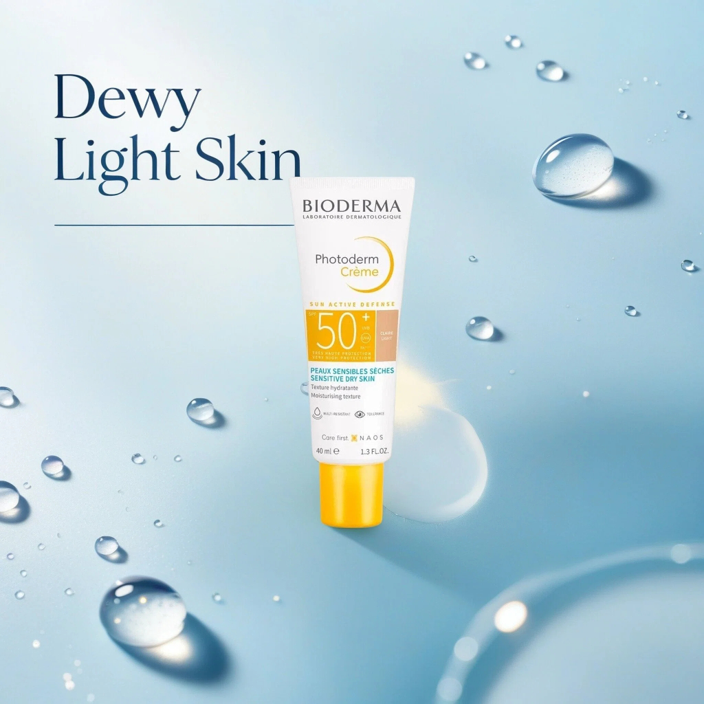 BIODERMA Editors PickBioderma Photoderm Crème SPF50+ 40ml, ครีมกันแดดให้ความชุ่มชื้นสําหรับผิวแพ้ง่า