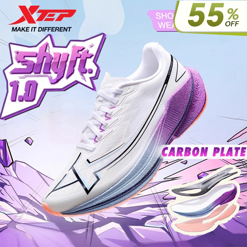 【xtep】Shyft 1.0 | รองเท้าวิ่งฝึกแผ่นคาร์บอน ทนทานและลดแรงกระแทก