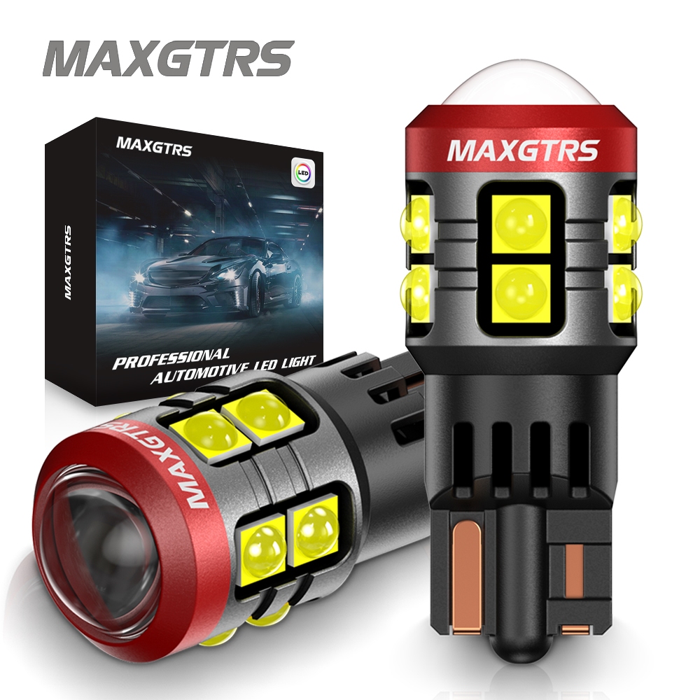 MAXGTRS 2x W5W T10 194 Canbus ไม่มีข้อผิดพลาด 3030 SMD สําหรับรถยนต์ภายในที่จอดรถตําแหน่งโคมไฟแผนที่โดมไฟ Super Bright 6500K สีขาว 12V