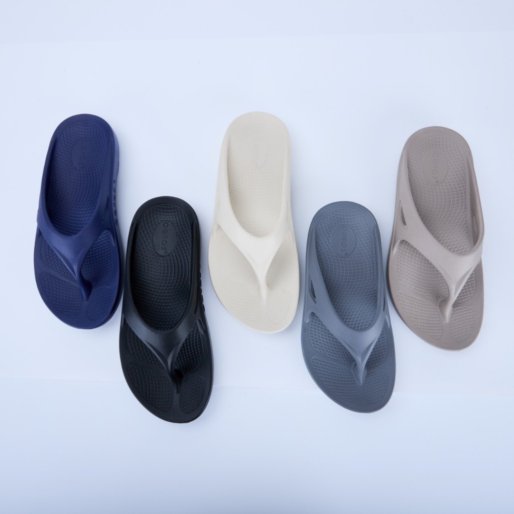 เกาหลี ofos ฤดูร้อนผู้ชายผู้หญิง Flip-Flops รองเท้าแตะชายหาดแบน