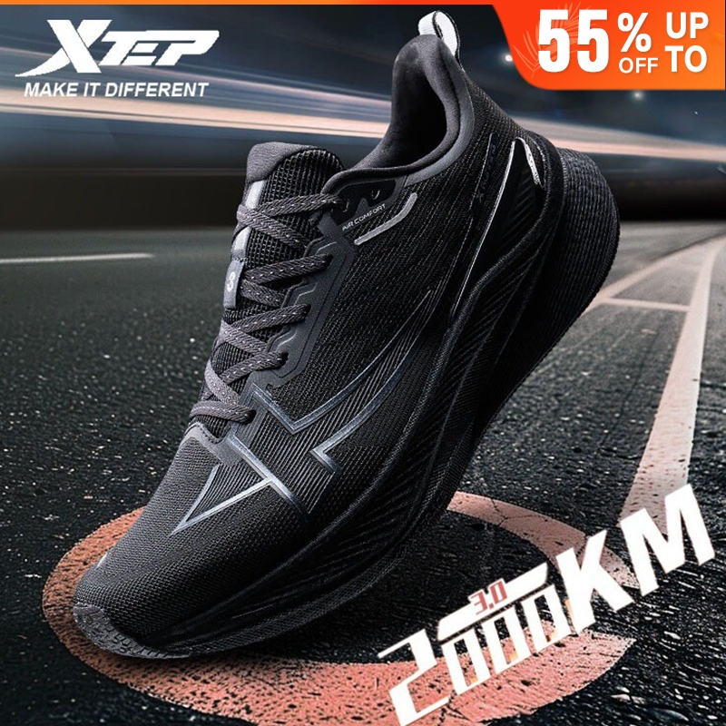 XTEP 2000KM 3.0 รองเท้าวิ่งผู้ชาย Rebound Support Professional Cushioning Shock Absorption