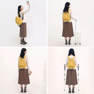 VAOPER กระเป๋าเป้สะพายหลังมินิมอลความจุใหญ่ไนลอน เหมาะกลางแจ้งคอมมิวต์ N233
