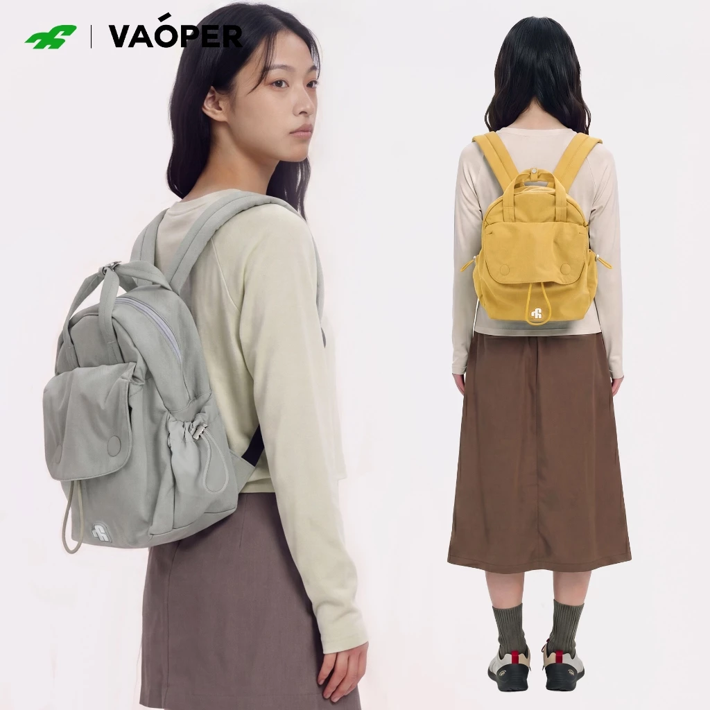 VAOPER กระเป๋าเป้สะพายหลังมินิมอลความจุใหญ่ไนลอน เหมาะกลางแจ้งคอมมิวต์ N233