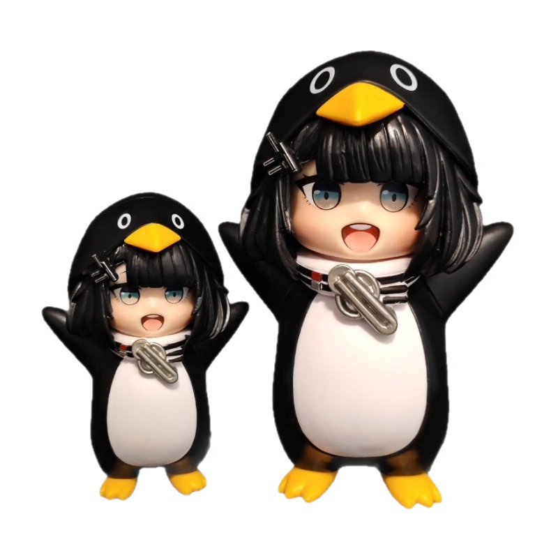 ใหม่ Goo Goo Gaga น่ารัก Little Penguin สาวอะนิเมะรูป Pvc รุ่นเดสก์ท็อปเครื่องประดับตกแต่งบ้านสําหรับแฟนอะนิเมะคอลเลกชันของเล่น