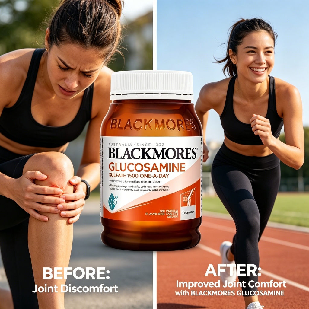 Blackmores Glucosamine Sulfate 1500มก. 180tabs, Joint Mobility & Treering Support