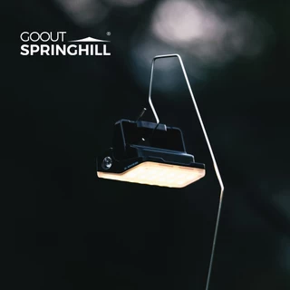Gooutspringhill ไฟตั้งแคมป์ยุทธวิธี USB ชาร์จ LED เต็นท์โคมไฟกันน้ําติดทนนานบรรยากาศกลางแจ้งไฟฉุกเฉินสําหรับเดินป่าตั้งแคมป์ปิคนิค