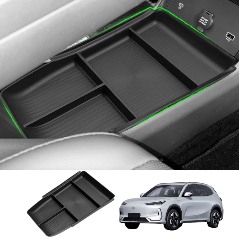 สําหรับ Geely E5/Proton e.MAS7 2024 Central Control กล่องเก็บ Central control คอนโซลถาดรถอุปกรณ์เสริ