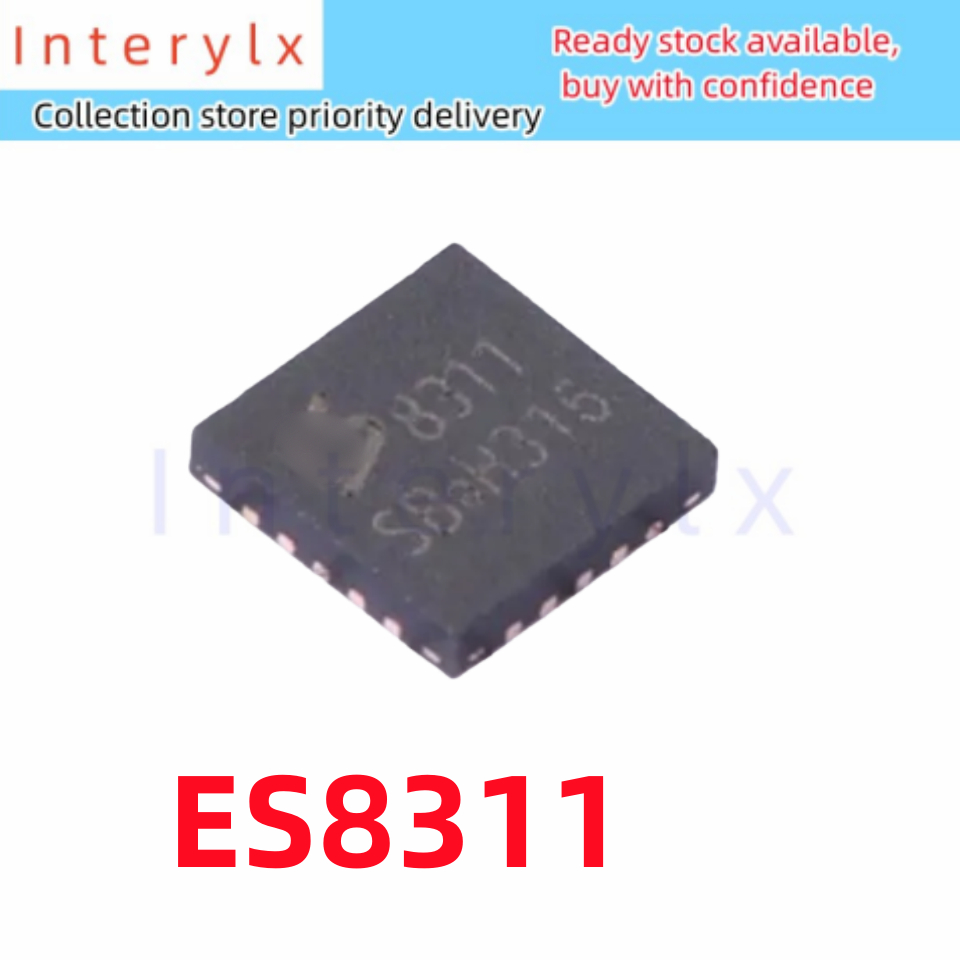 2 ชิ้น/ล็อต Original ES8311 ผ้าไหมหน้าจอการพิมพ์ 8311 Patch QFN-20 เสียงถอดรหัสชิป IC