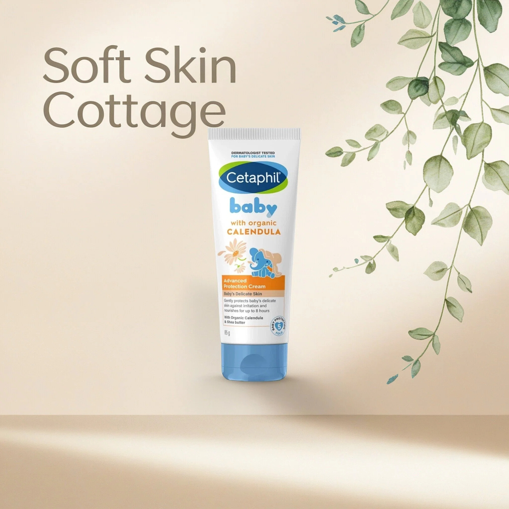 New LaunchCetAphil Baby Advanced Protection Cream 85g, Calendula Nappy Rash Cream