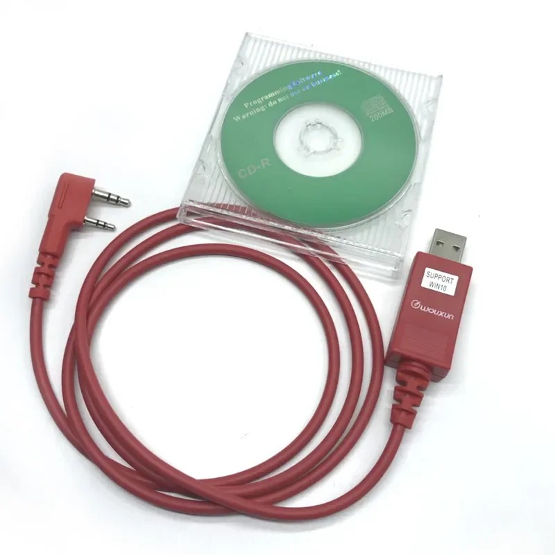WOUXUN USB การเขียนโปรแกรมซอฟต์แวร์สําหรับ KG-UVD1P KG-UV6D KG-UV8D KG-UV899 KG-UV9D PLUS Walkie Tal
