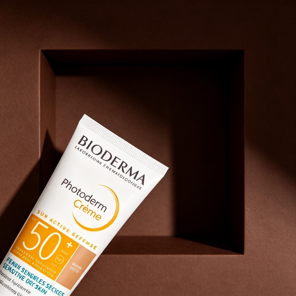 Bioderma Photoderm Crème SPF50+ Sunscreen 40ml, ครีมกันแดดให้ความชุ่มชื้น Tinted สําหรับผิวแพ้ง่ายแห