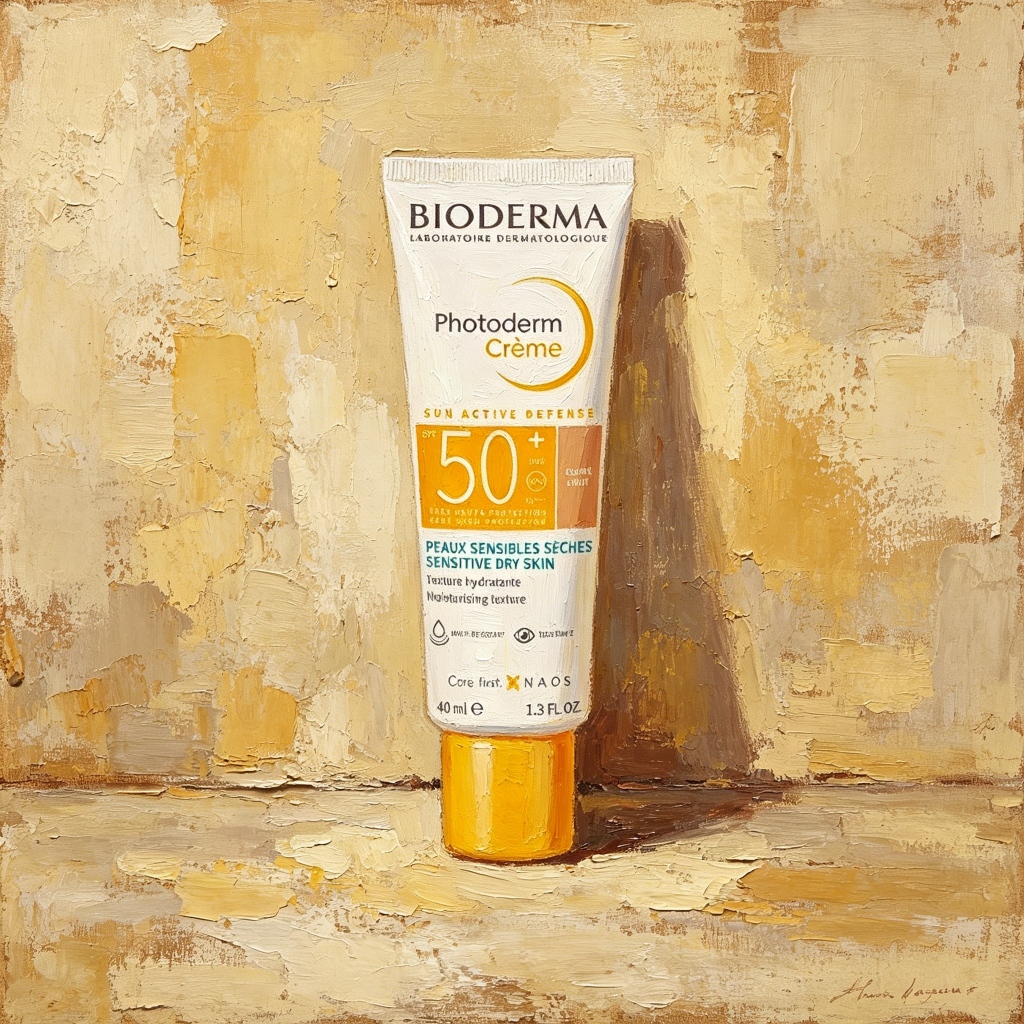 Bioderma Photoderm Crème SPF50+ Sunscreen 40ml, ครีมกันแดดย้อมสีให้ความชุ่มชื้นสําหรับผิวแพ้ง่ายแห้ง