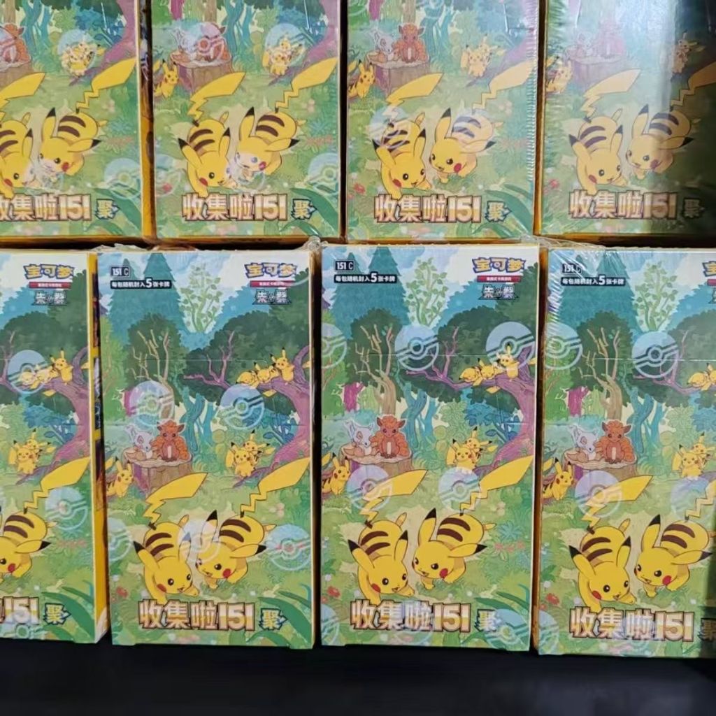กล่องปิดผนึก Pokemon TCG Collection 151C Vol 4 Scary Slim Booster Box Regular Booster