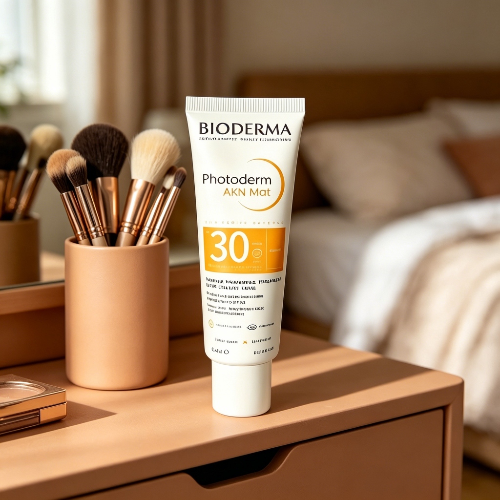 Bioderma Photoderm AKN Mat SPF30 ครีมกันแดด ครีมกันแดดเนื้อแมทควบคุมความมันสําหรับผิวเป็นสิวง่าย