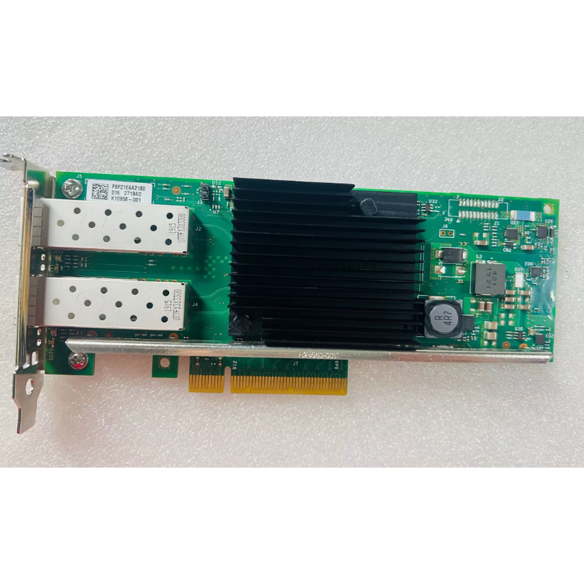 สําหรับ Dell Intel X710-DA2 Dual Port 10 การ์ดเครือข่ายไฟเบอร์ออปติก Gigabit 5N7Y5 0Y5M7N