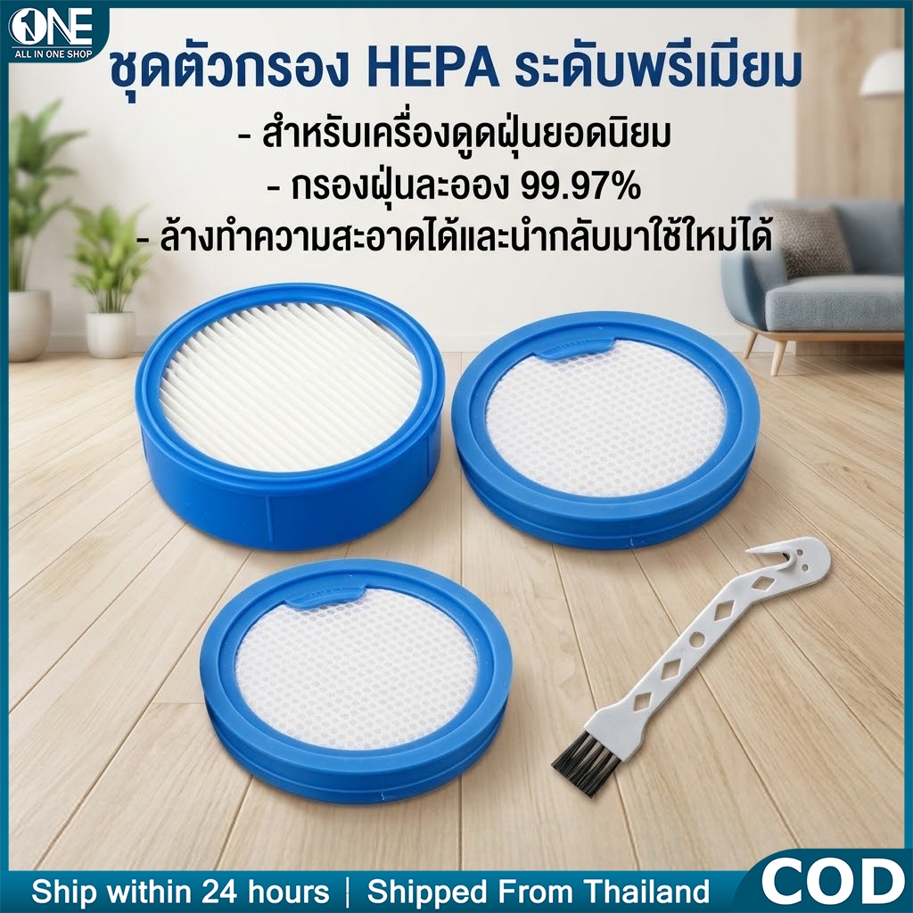 ชุดไส้กรองล้างทำความสะอาดได้ครบชุดสำหรับเครื่องดูดฝุ่น Electrolux Ultimate700 พร้อมไส้กรอง Pre Motor 2 ชิ้น