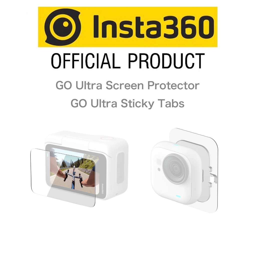 Insta360 GO Ultra Screen Protector,GO Ultra Sticky Tabs (10-Pack) สําหรับ Insta360 GO Ultra