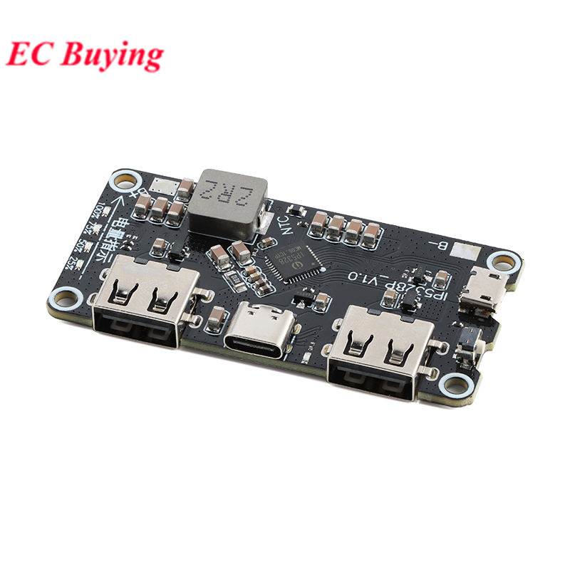 IP5328P Power Bank Fast ชาร์จโมดูล Dual USB Type-C 3.7V ถึง 5V 9V 12V Boost Converter QC2.0 QC3.0 18