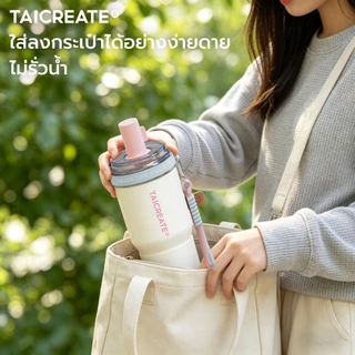 TaiCreate® Pearl Cup 600ml แก้วเก็บความเย็น ถ้วยน้ำกีฬากลางแจ้ง สเตนเลส 316 เคลือบเซรามิก เก็บอุณหภูมิเย็นได้นาน การเดินทาง ขวดน้ำ
