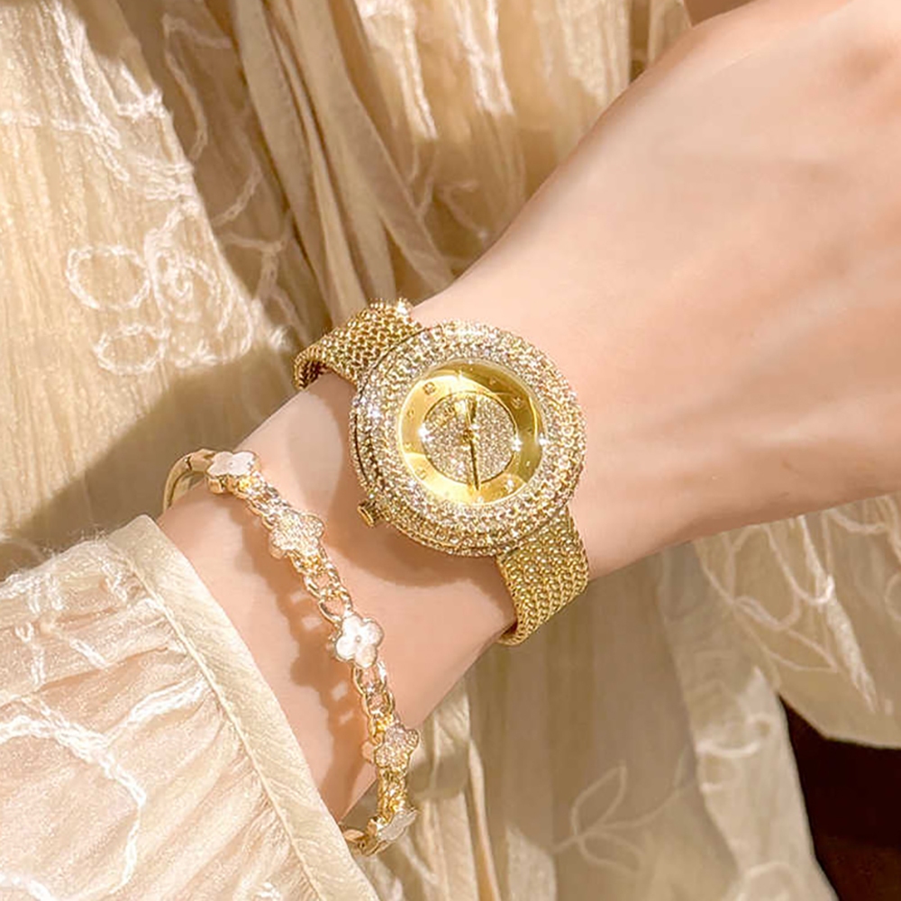 BS Bee Sister Ladies Diamond Watch แฟชั่นผู้หญิงนาฬิกาหรูหรานาฬิกาควอทซ์หรูหรา