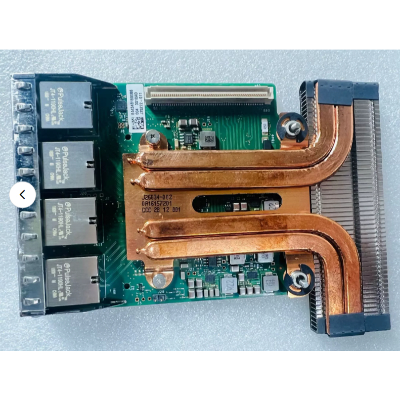 สําหรับ Dell X550-T4 สี่พอร์ต 10 การ์ดอีเธอร์เน็ต Gigabit 64PJ8 X550 การ์ดย่อยเครือข่าย 4 พอร์ต 10GB
