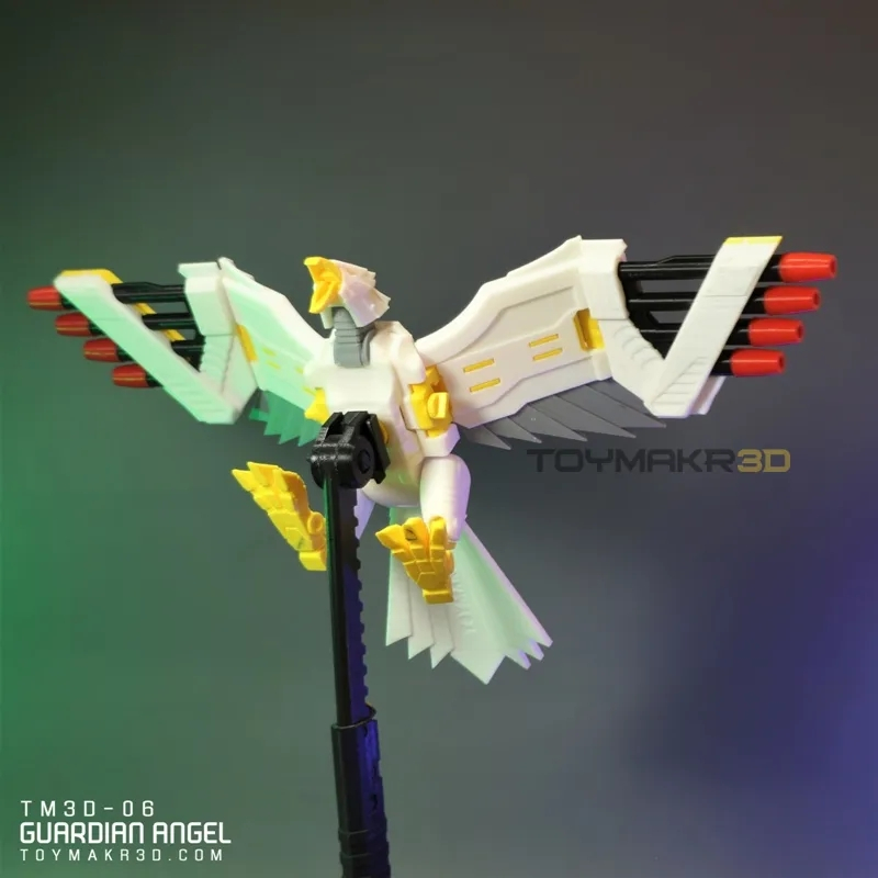 Guardian Angel นกอินทรีแบบสแตนด์อโลนพร้อมข้อต่อและข้อต่อหลายตัว ของเล่นโมเดล