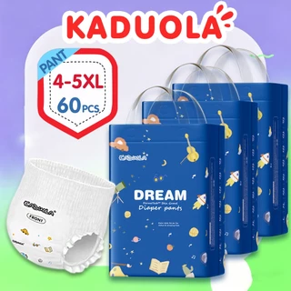 Kaduola 4XL-7XL กางเกงผ้าอ้อม มีปีกกว้างป้องกันการรั่วด้านข้าง เหมาะสำหรับเด็กโตและเด็กตัวใหญ่