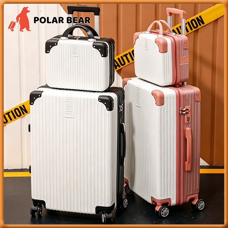 กระเป๋าเดินทาง [ซื้อหนึ่งแถมหนึ่ง] กระเป๋าเดินทางล้อลาก 20/24/28 นิ้วบวกกระเป๋าเดินทางขนาดเล็ก 14 นิ้ว