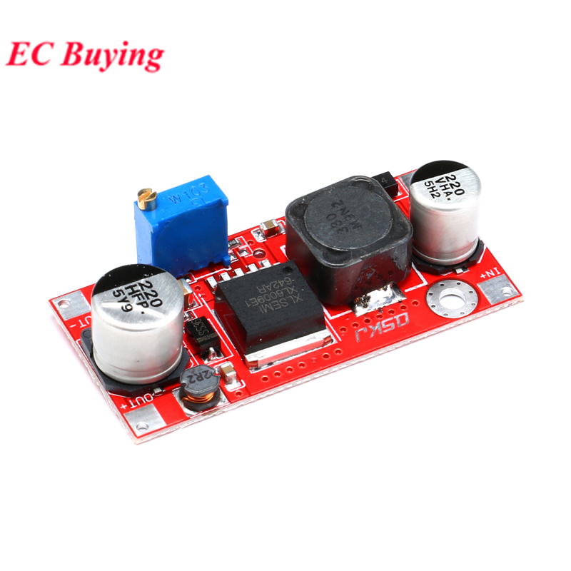 XL6009 DC-DC Boost Converter โมดูล 15W ปรับ Step Up Power Supply ระลอกน้ําต่ําพร้อม Enable