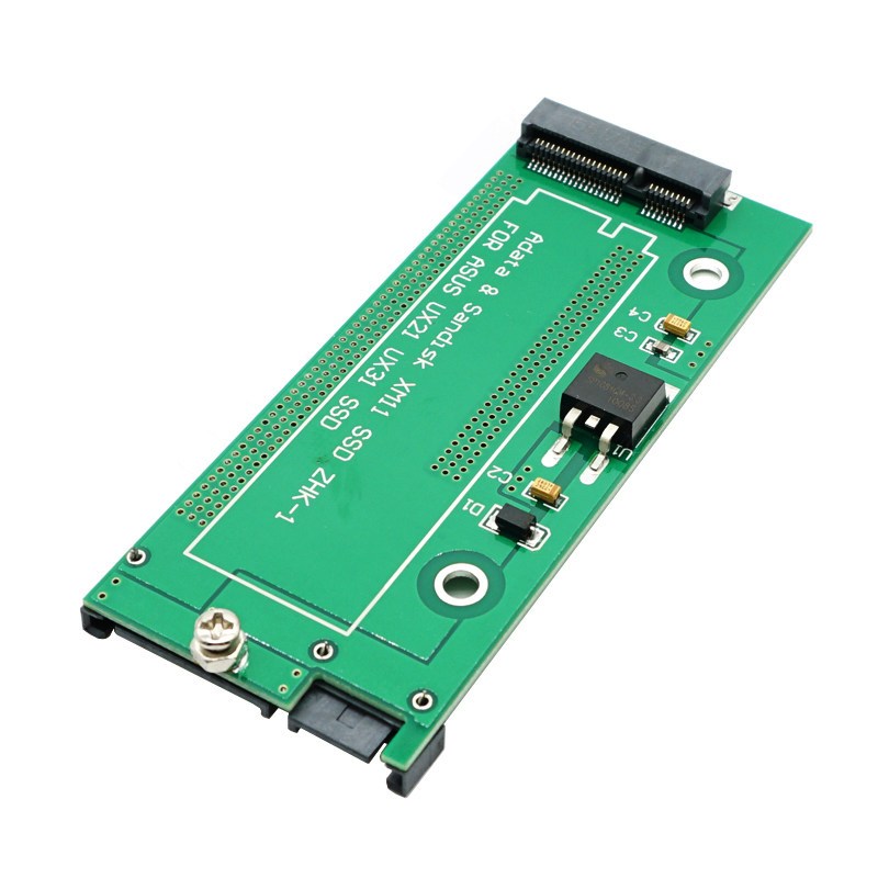 โมดูล mSATA SSD เป็น 2.5 "SATA SSD HDD Reader อะแดปเตอร์แปลงสําหรับ Asus ZENBook UX21 UX31