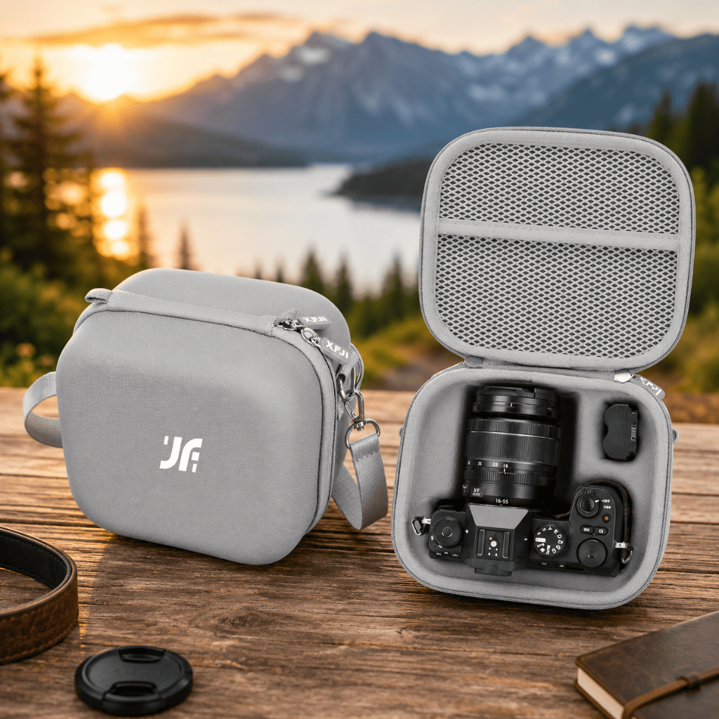 Fujifilm X-S20 X-T5 Camera Case PU Hard Shell Storage Bag Portable Carry Pouch