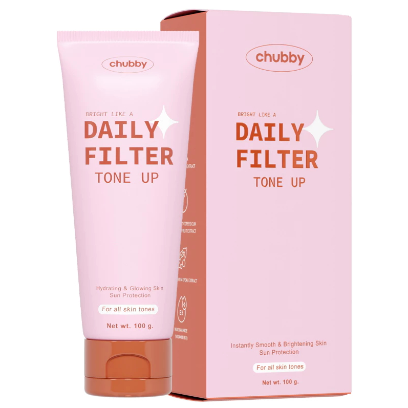 Chubby Daily Filter Tone Up (100ml) ชับบี้ บำรุงผิวกาย พร้อมโทนอัพให้ผิว