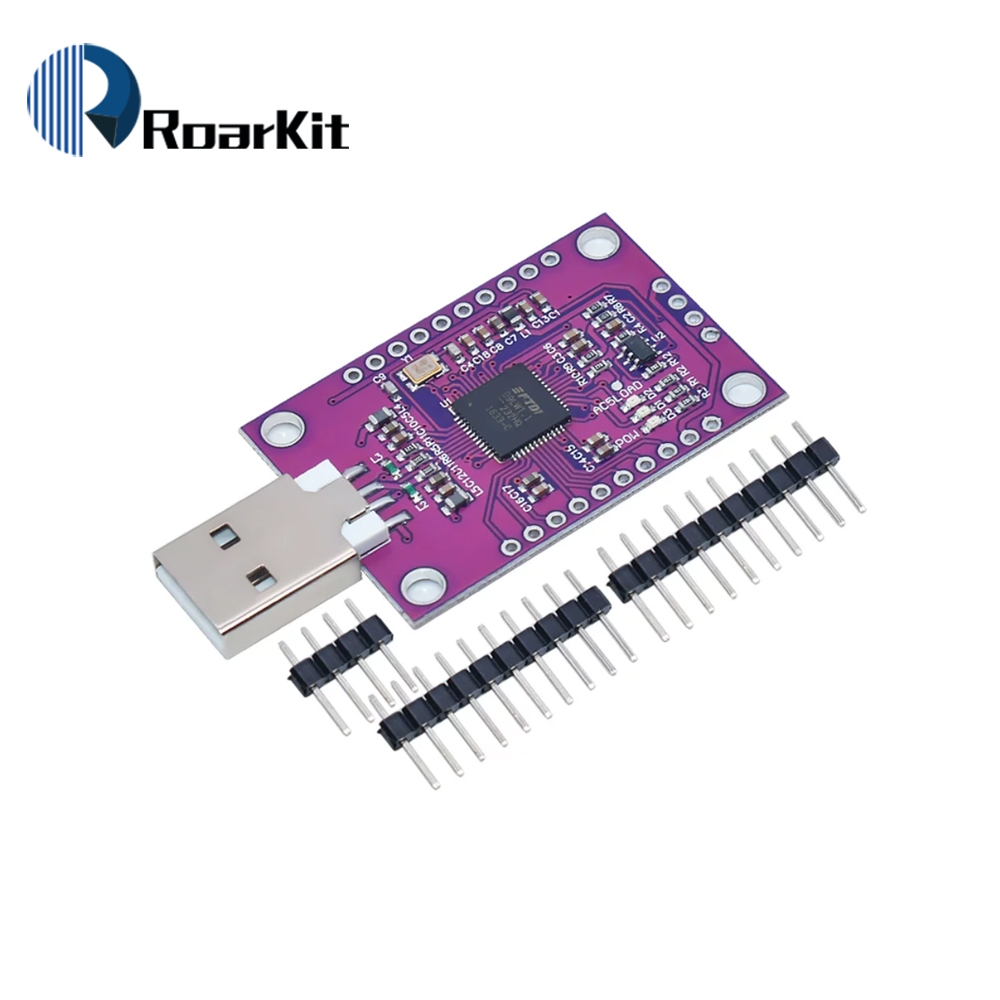 MCU FT232H USB to JTAG UART FIFO SPI I2C มัลติฟังก์ชั่นความเร็วสูง FT232H โมดูลพอร์ตอนุกรม
