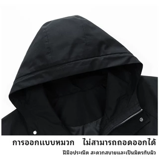 WA แจ็คเก็ต แจ็คเก็ตผ้าร่ม มีฮู้ด กันลม กันแดด น้ำหนักเบา ระบายอากาศดีเยี่ยม ซิปซ่อน