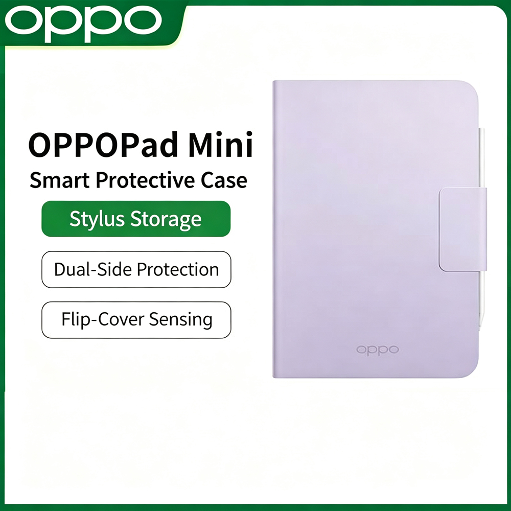 Original OPPO Pad Mini Smart Protective Case With Stylus Holder Stand Cover