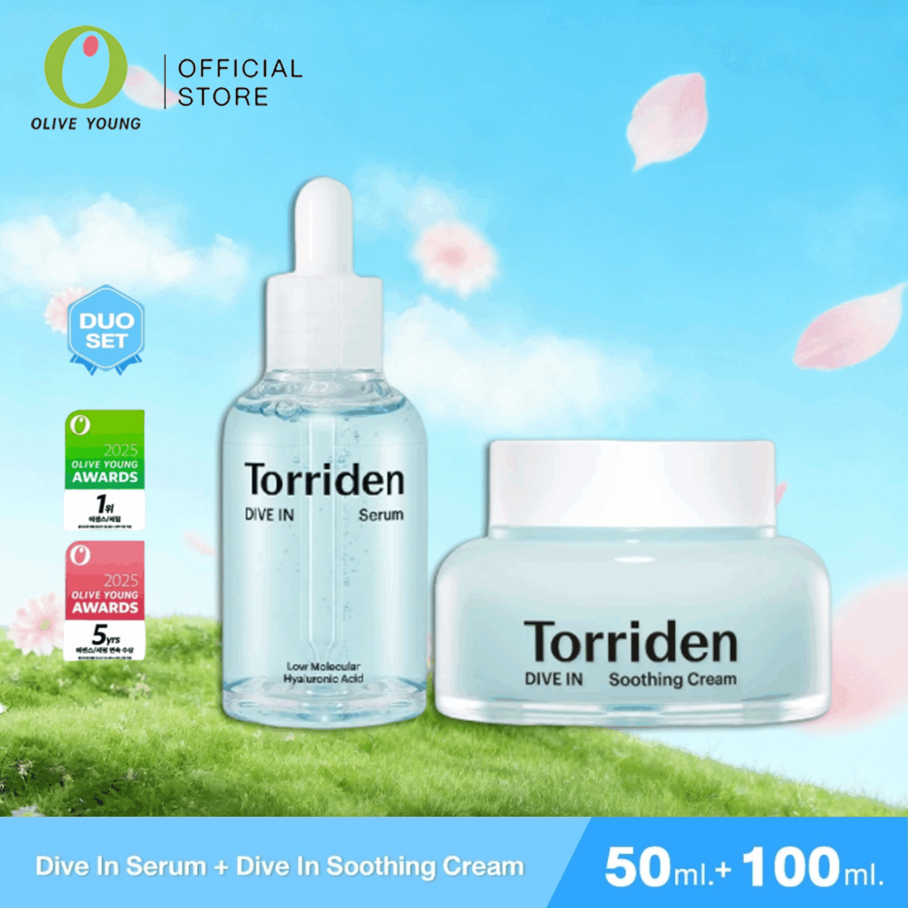 [ชุดพิเศษ] Torriden Dive In Hyaluronic Acid Serum (50ml) + Soothing Cream (100ml)