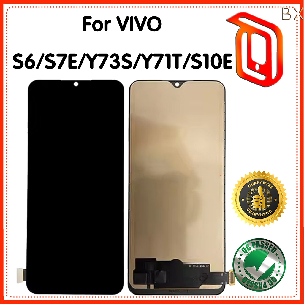 TFT LCD สําหรับจอแสดงผล VIVO S6/S7E/Y73S/Y71T/S10E และชุดแผงสัมผัส