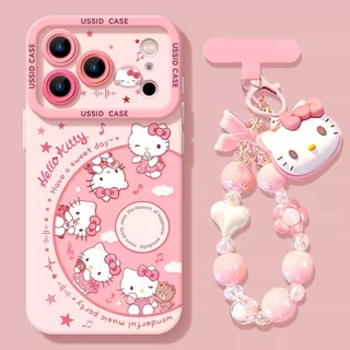 [แมวเพลงสไตล์ใหม่] เคสโทรศัพท์ iPhone น่ารัก 17PROMAX16/15 หญิง 14/13 กันกระแทก 12/11