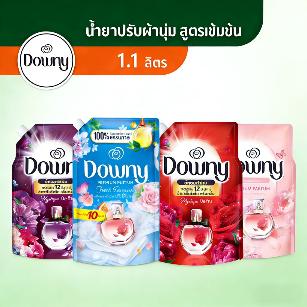 น้ำยาปรับผ้านุ่มน้ำหอม ดูแลผ้าลึกซึ้ง ขจัดไฟสถิตย์ คืนสภาพผ้าใหม่ยาวนาน ผ้านุ่มละเอียด ใช้ได้ทั้งแม่และเด็ก อ่อนโยนต่อผ้าไม่ทำลายเนื้อผ้า