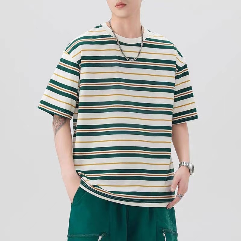 ทีเสื้อชายแขนสั้นขนาดบวกทีเสื้อยืดผู้ชายด้านบนสบายๆผู้ชายเสื้อผ้าขนาดใหญ่ที