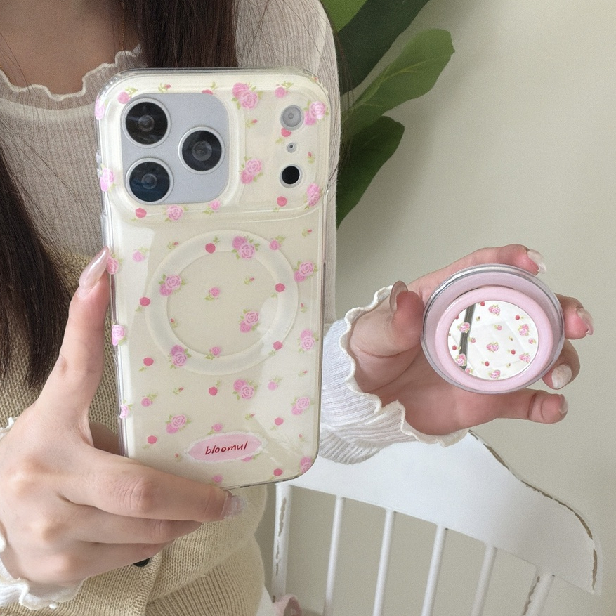 สําหรับ iphone Case 17 Pro Max 16 Pro Max 15 Pro Max เคสโทรศัพท์ลายดอกไม้