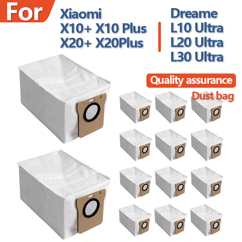 ถุงเก็บฝุ่นสําหรับ Xiaomi X10+ X10 Plus X20+ X20Plus สําหรับ Dreame L10 Ultra /L20 Ultra /L30 Ultra 