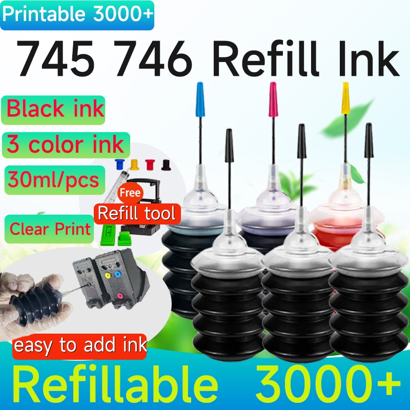 ใช้งานร่วมกับ Canon 745 ตลับหมึก 746 หมึก Canon 745s 746s Canon 746XL 746XL 746XL สําหรับ MX497 MG25