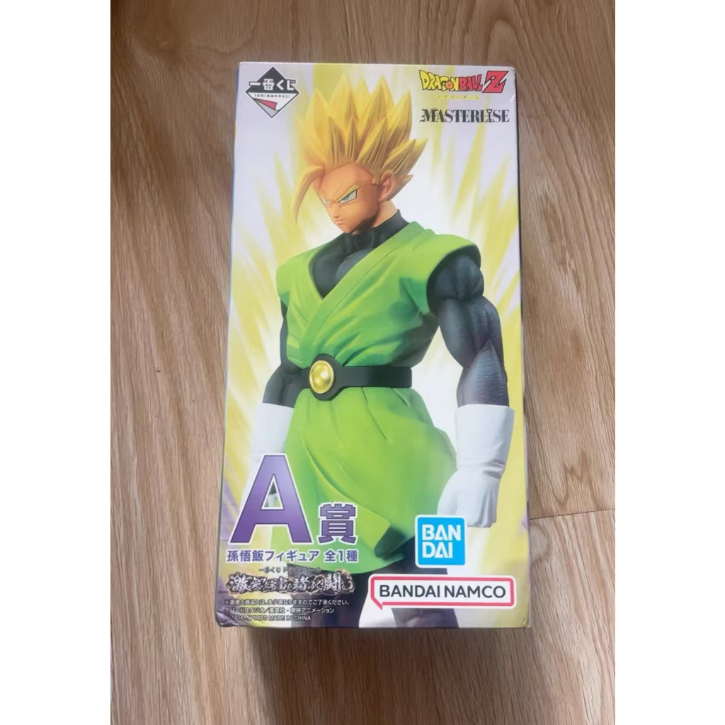 Bandai Ichiban Kuji Super Sai Gohan ที่ยังไม่ได้เปิดใหม่เอี่ยมพร้อมฟิกเกอร์กล่องต้นฉบับ