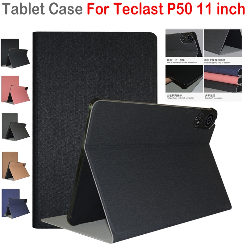 สําหรับ Teclast P50 11 นิ้วคุณภาพสูง PU หนัง Drop ทนฝาครอบ Teclast P50 11.0 "แฟชั่นน้ําหนักเบาซิลิโค